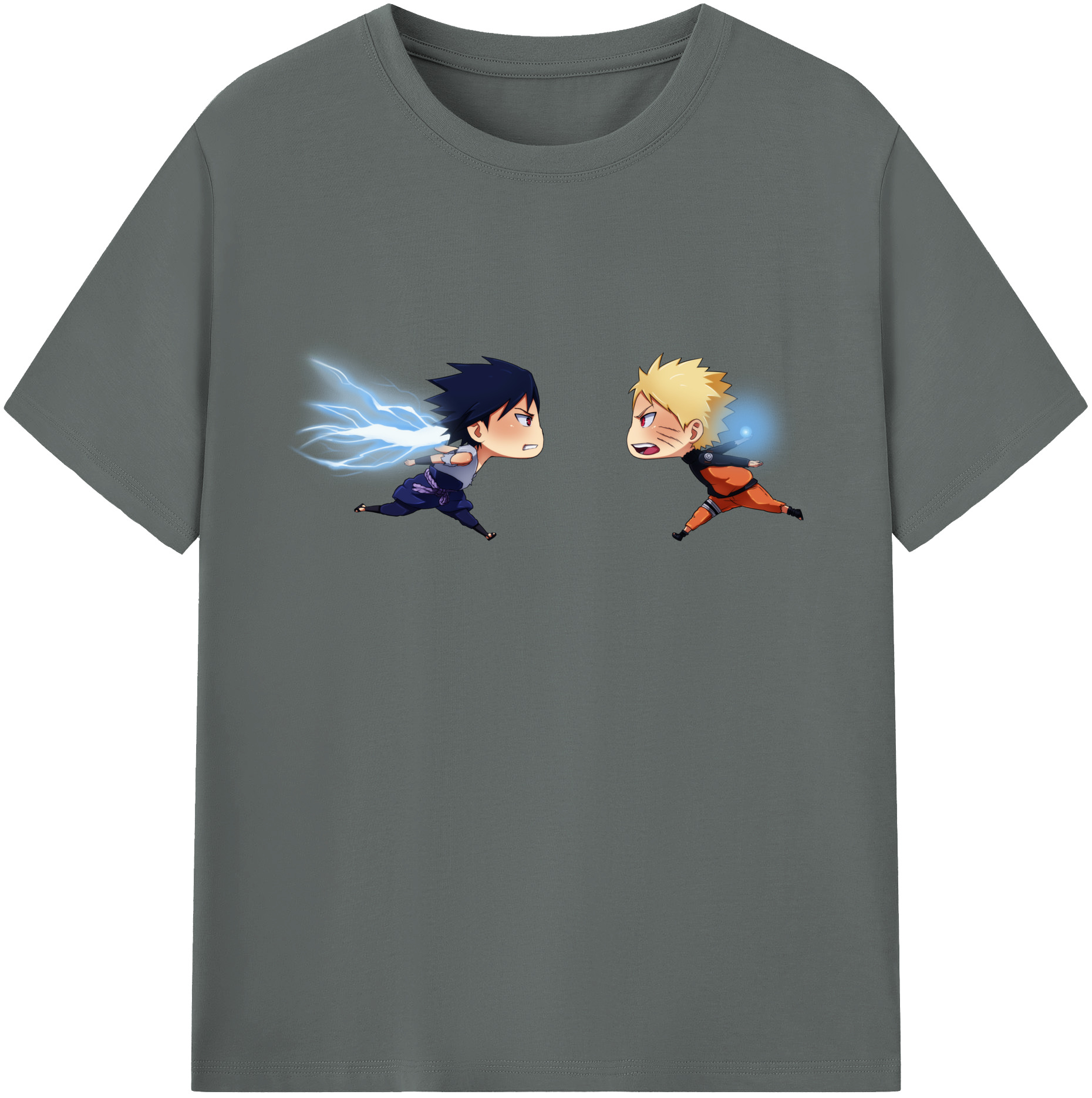 （画像用） NARUTO -ナルト- うずまき ナルト Uzumaki Naruto 綿100％ メンズ半袖Tシャツ｜肌触りやわらか＆通気性